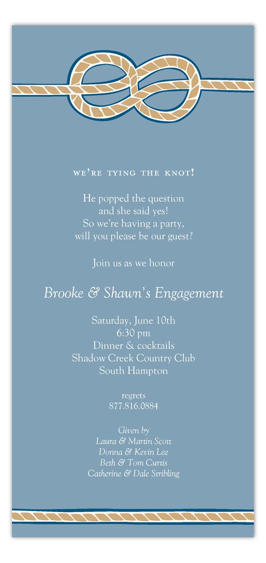 550x1161 Tying The Knot Invitation Engagement Party Ideas Wedding Icon
