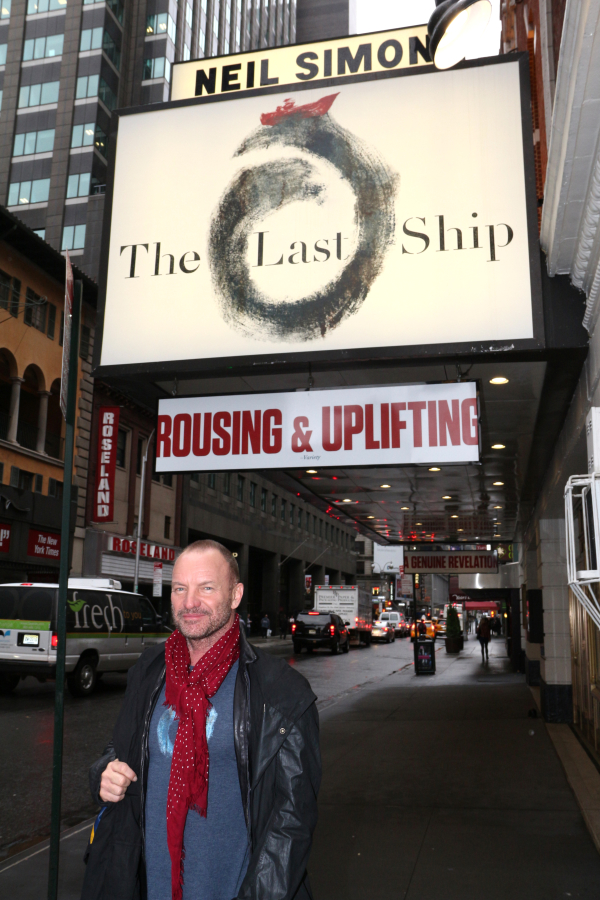 600x900 Sting Responds To The The Last Ship's Sos Call Theatermania