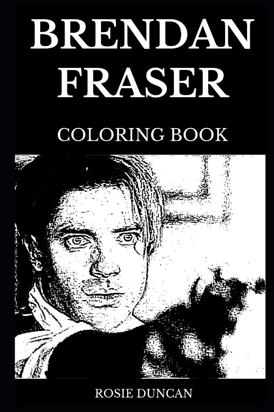 907x1360 Brendan Fraser Coloring Book Legendary Rick