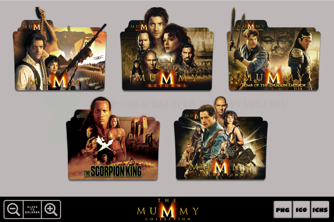 1095x730 The Mummy Movie Collection Folder Icon Pack
