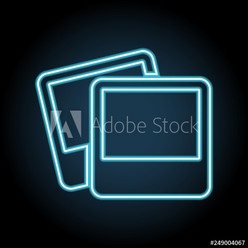 500x500 Photo Neon Icon Simple Thin Line, Outline Vector Of Web
