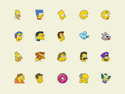 400x300 The Simpsons Icons Pulchritude The Simpsons, London Icons