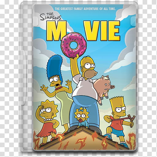 512x512 Movie Icon The Simpsons Movie, The Simpsons Movie Case