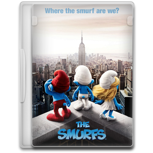 512x512 Covers, Cover, The, Smurfs, Movie, Movies Icon Free Of Movie Mega