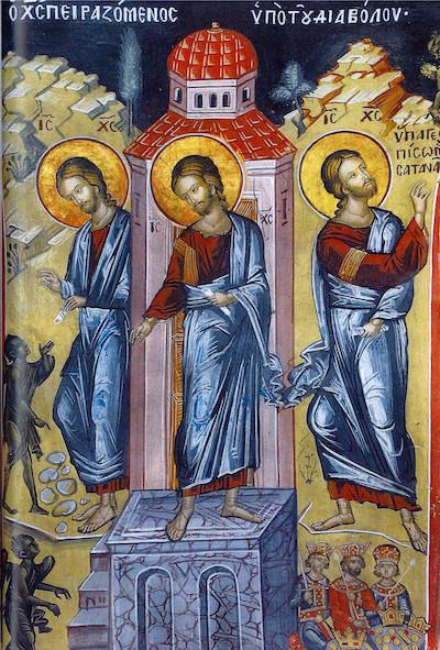 Orthodox Icon Of The Three Temptations Of Our Lord Jesus Christ 400x591 Orthodox Icon Of The Three Temptations Of Our Lord Jesus Christ