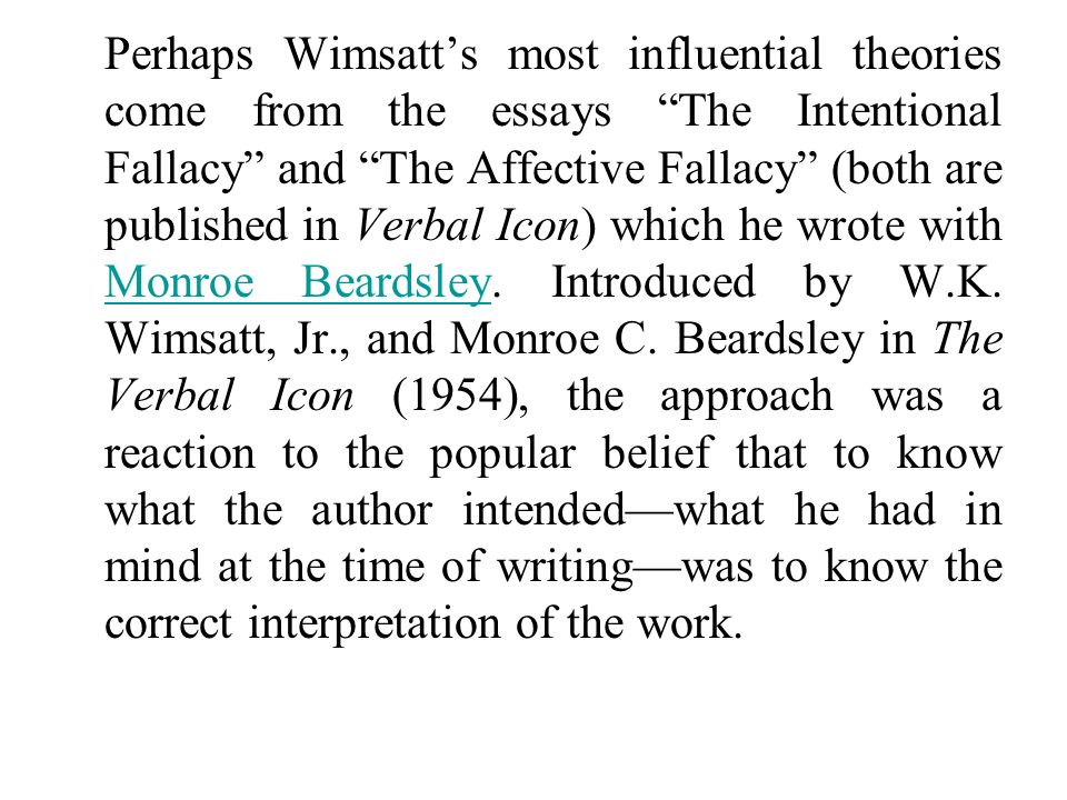 960x720 Intentional Fallacy Introduction Intentional Fallacy