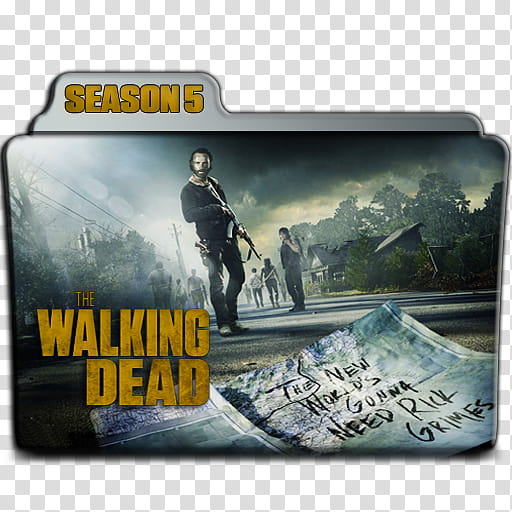 512x512 The Walking Dead Folder Icons Season B, Twd S B Transparent