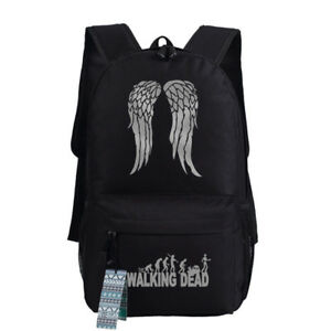 300x300 The Walking Dead Backpack Schoolbags Shoulder Large Bookbag Unisex