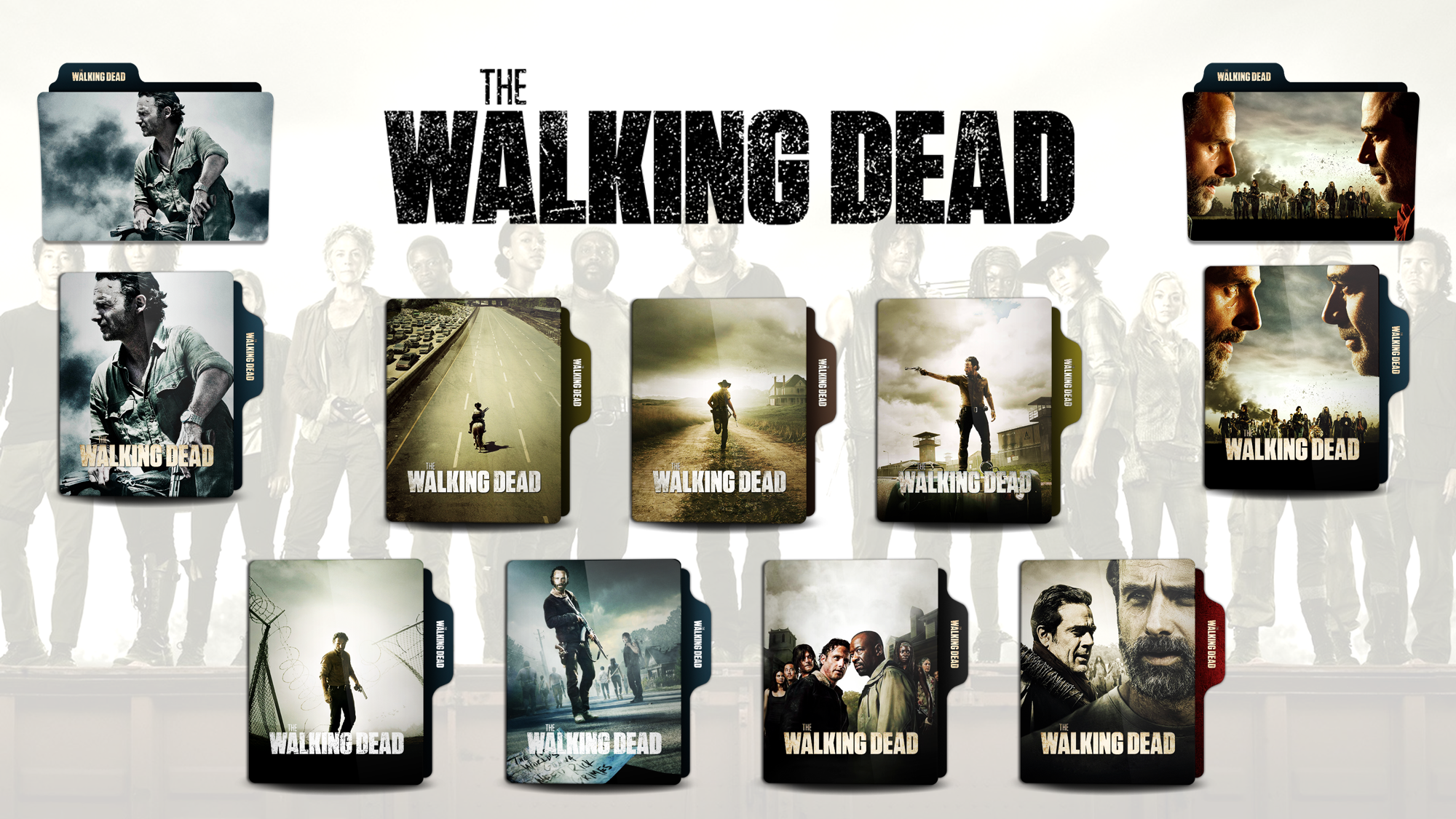 2000x1125 The Walking Dead Folder Icon