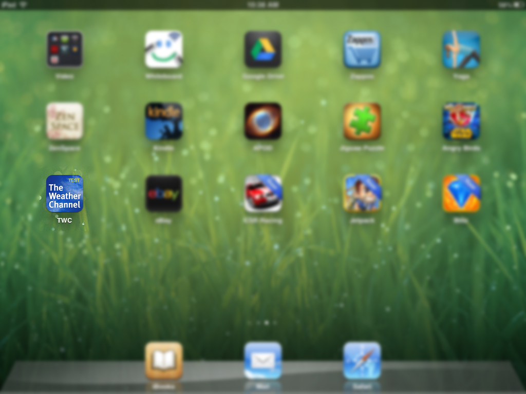 1024x768 The Weather Channel Forgot To Remove 'test' From The Icon On Their