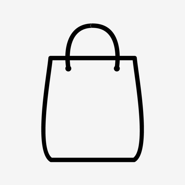 The White Shopping Bag Icon at Vectorified.com | Collection of The ...