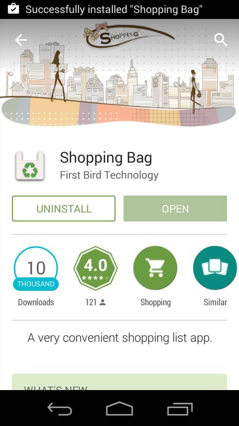 480x854 White Shopping Bag Icon