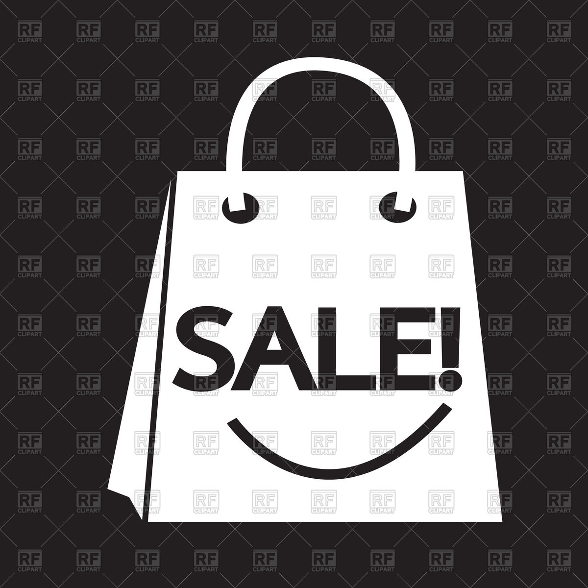 1200x1200 Sale Shopping Bag Icon Vector Image Of Signs, Symbols, Maps