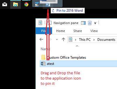 400x303 Is It Possible To Pin Recent Doc To Word Icon On Taskbar