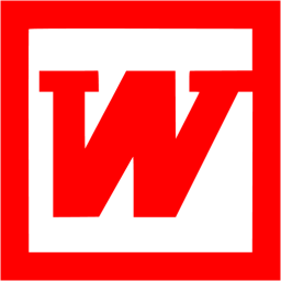 256x256 Red Word Icon