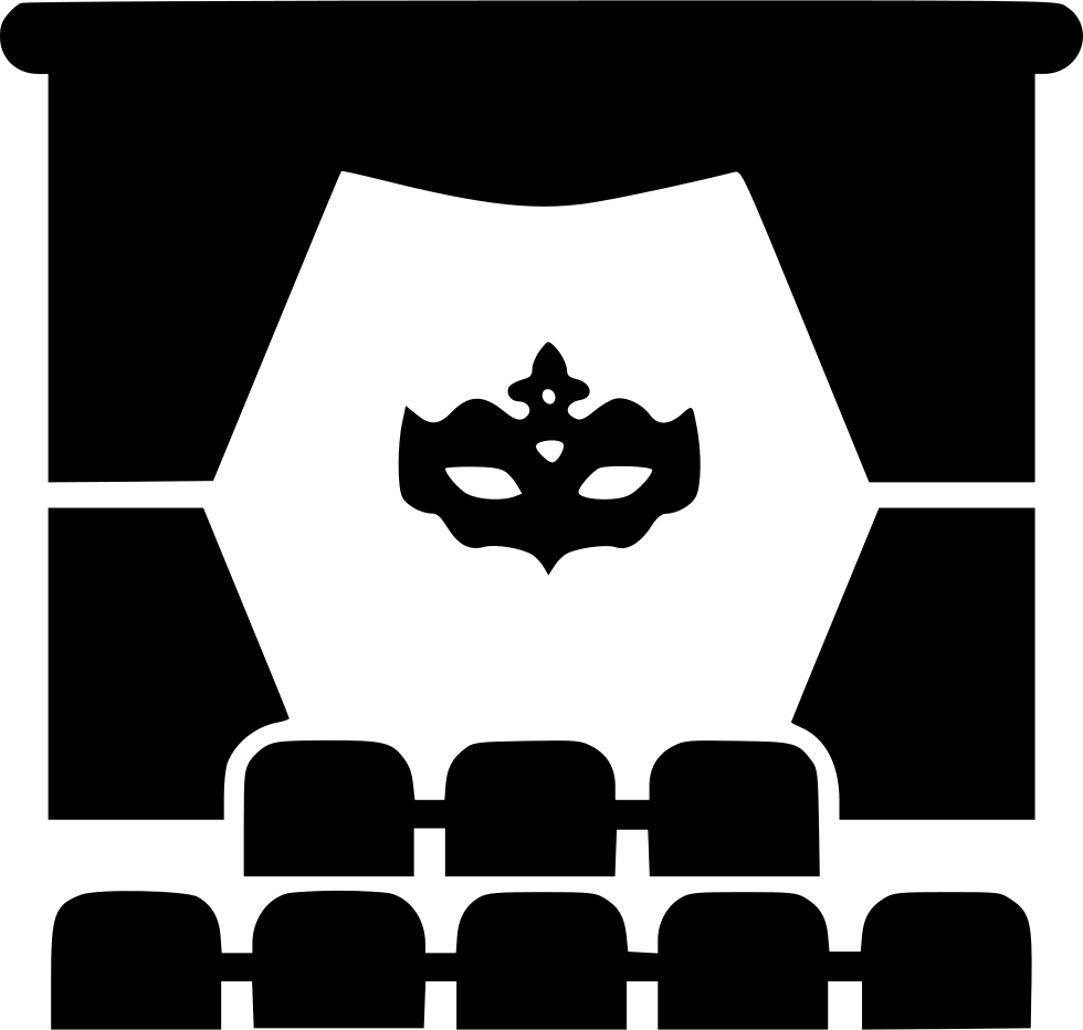 980x932 Actor Cinema Curtain Mask Show Stage Theatre Video Png Icon