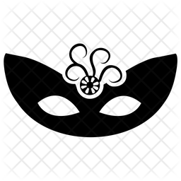 256x256 Theater Mask Icon Of Glyph Style