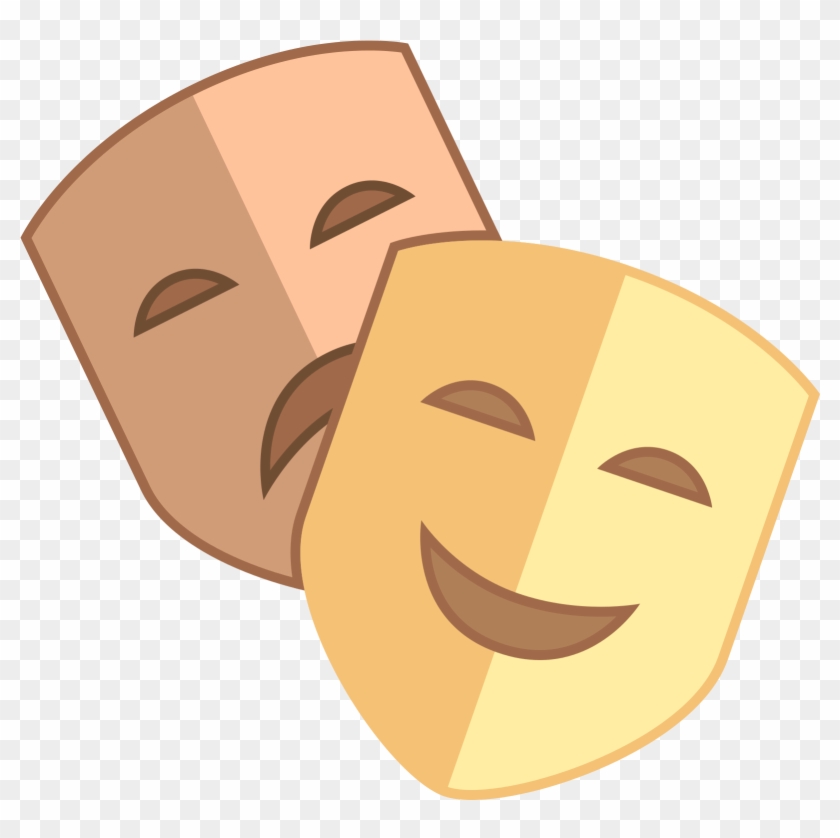 840x838 Theater Masks Png