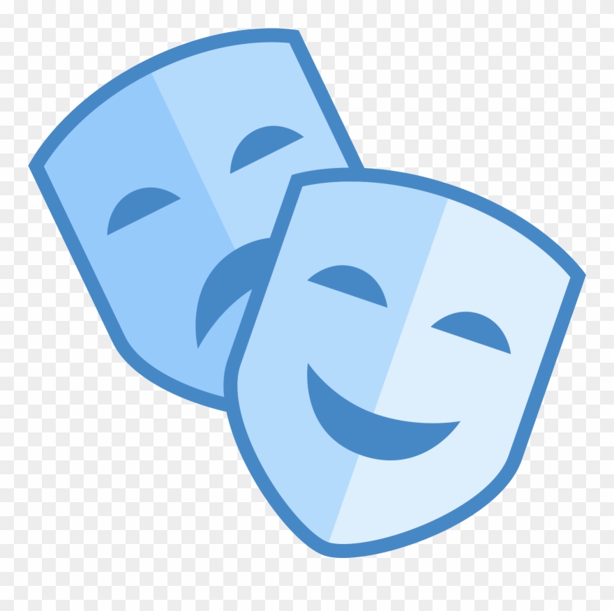 880x876 Theatre Mask Icon Clipart