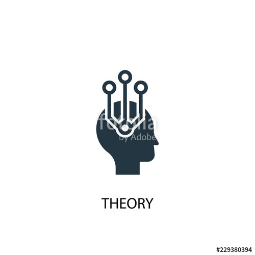 500x500 Theory Icon Simple Element Illustration Theory Concept Symbol