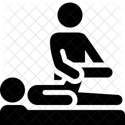 256x256 Physical Therapy Icon Of Glyph Style