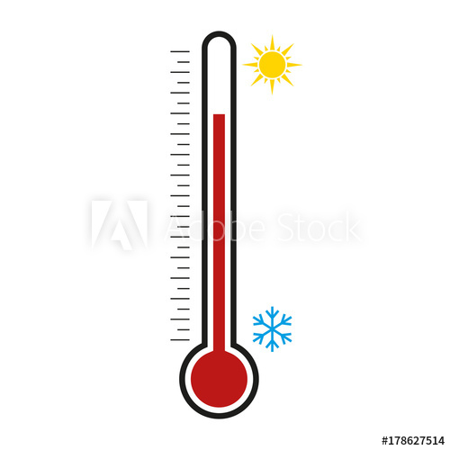 500x500 Thermometer Icon Vector