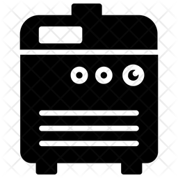 256x256 Thermostat Icon Of Glyph Style