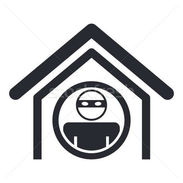 600x600 Home Thief Icon Vector Illustration Myvector
