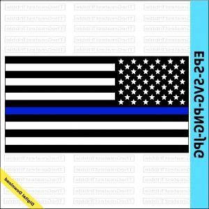 300x300 Police Line Icon Blue Outline Style Isolated Vector Illustration