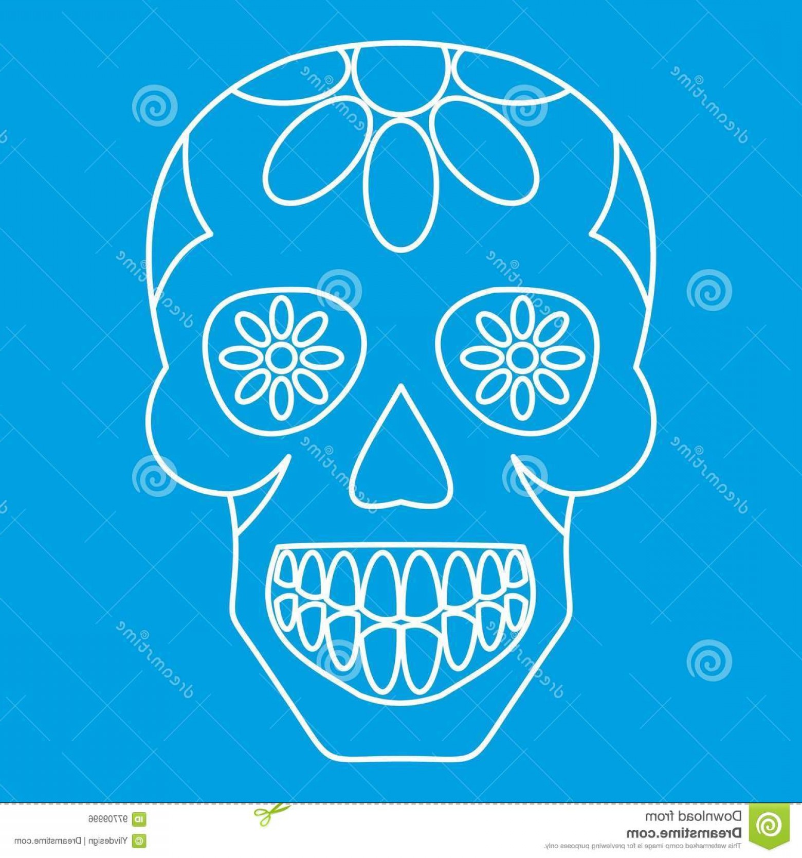 1560x1668 Thin Blue Line Skull Vector Createmepink