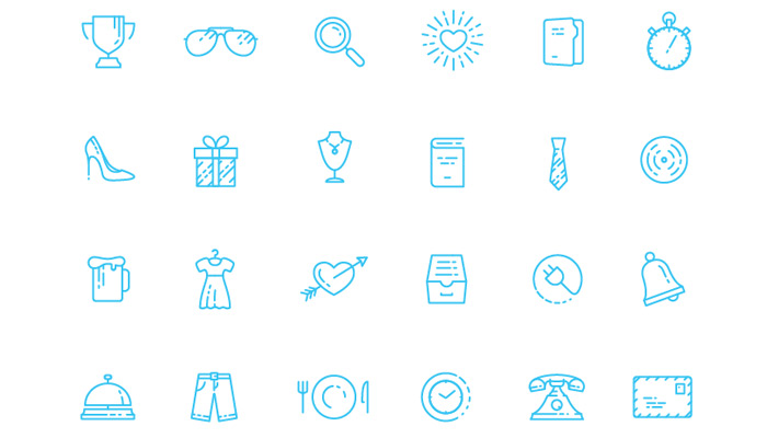 700x400 Modern Examples Of Thin Line Icons