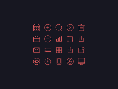 Thin Icon Set at Vectorified.com | Collection of Thin Icon Set free for ...