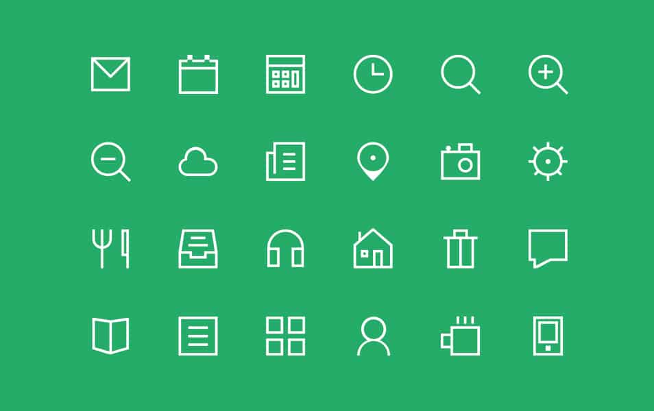 954x600 Ultimate Collection Of Free Line Icon Sets Css Author