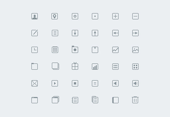 580x400 Free, Flat And Gorgeous Icon Sets For The Modern Designer
