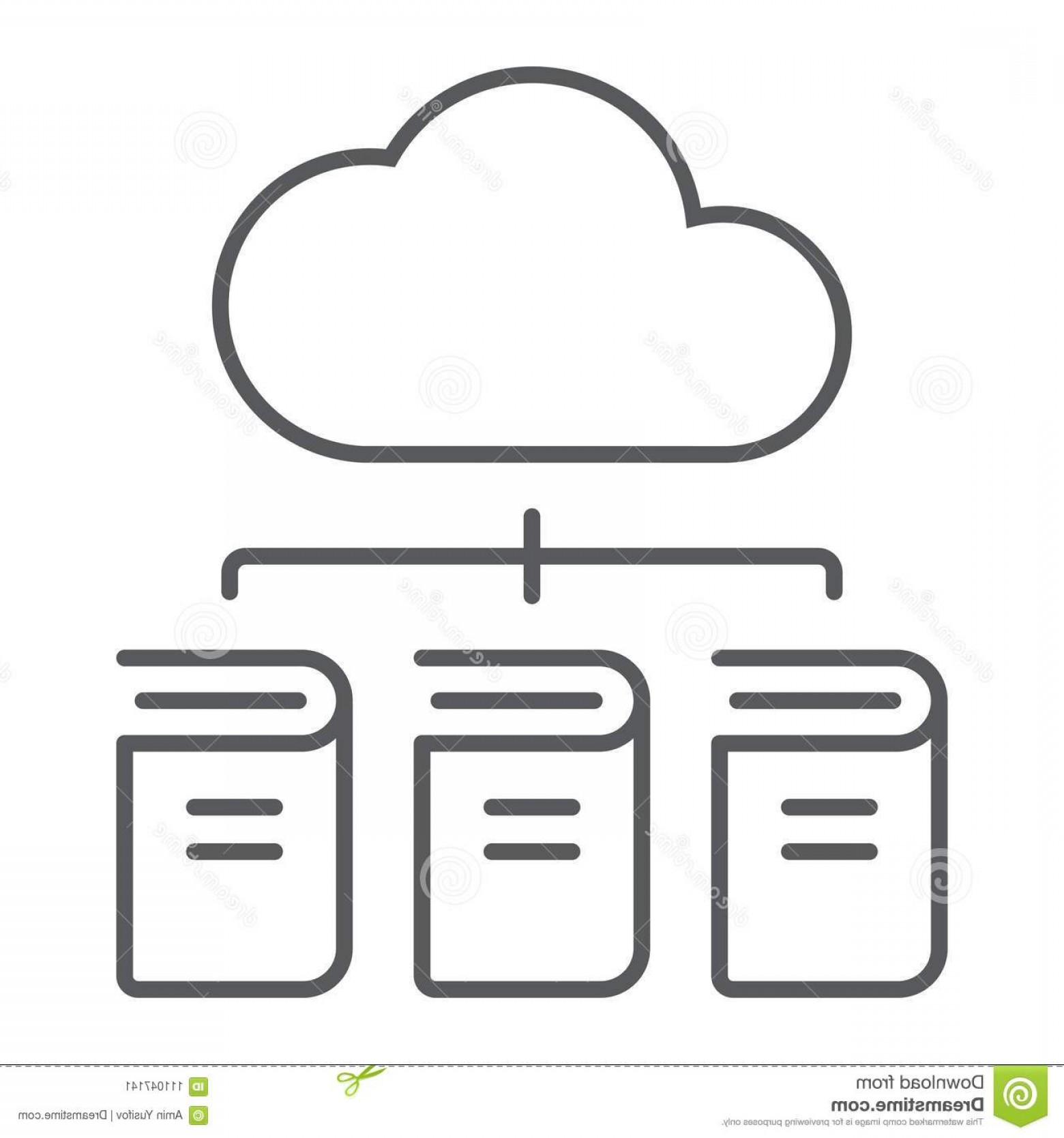 1560x1668 Digital Library Thin Line Icon E Learning Digital Library Thin