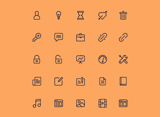 550x400 Free High Quality Line Style Icon