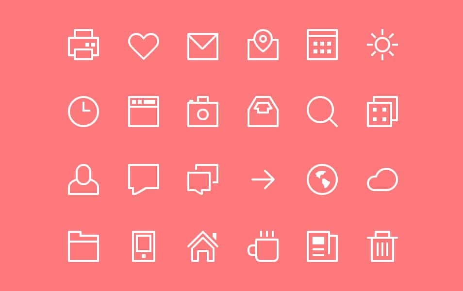 954x600 Ultimate Collection Of Free Line Icon Sets Css Author