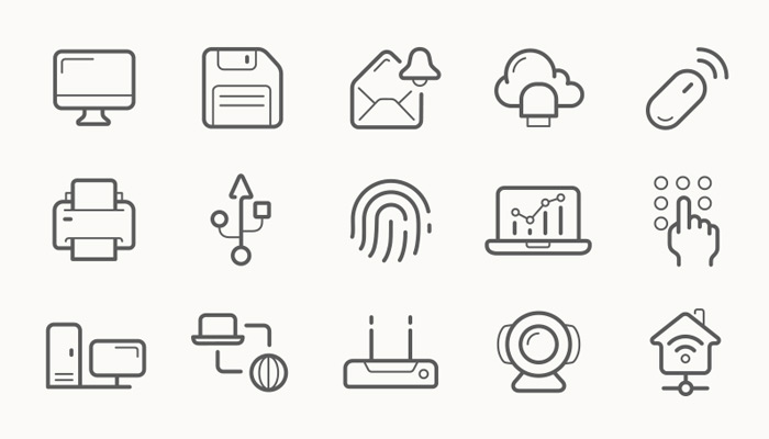 700x400 Modern Examples Of Thin Line Icons
