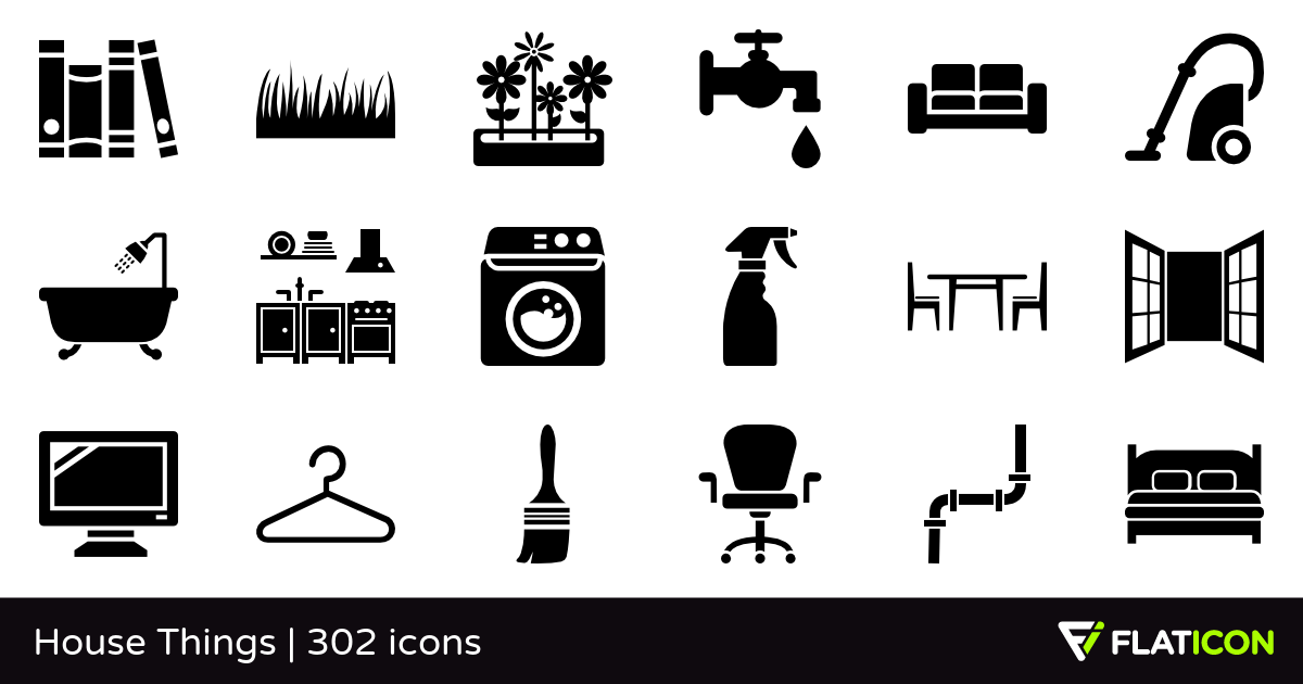 1200x630 House Things Free Icons