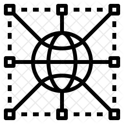 256x256 Internet Of Things Icon Of Line Style