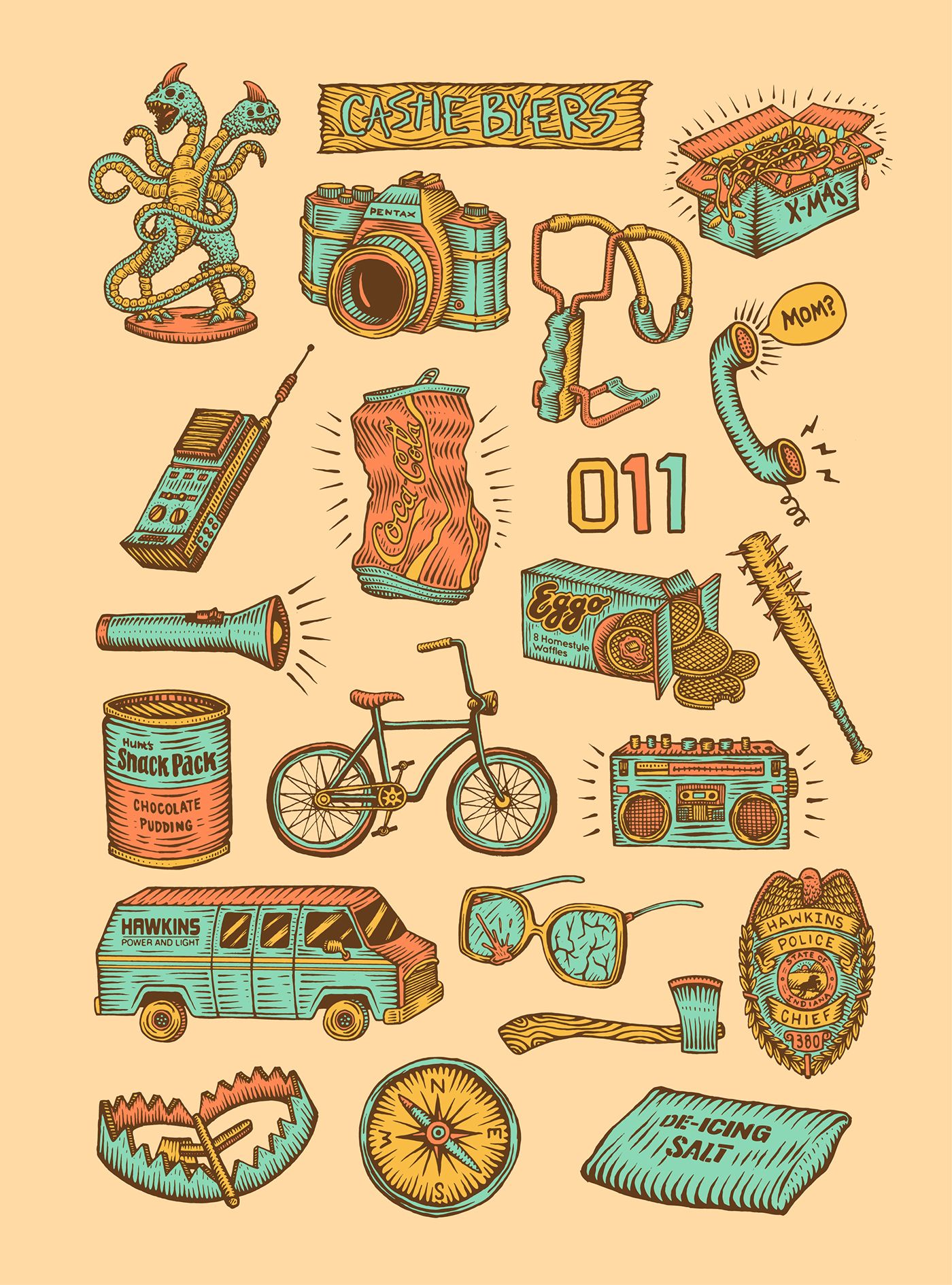 1400x1890 Stranger Things Icon Series Stranger