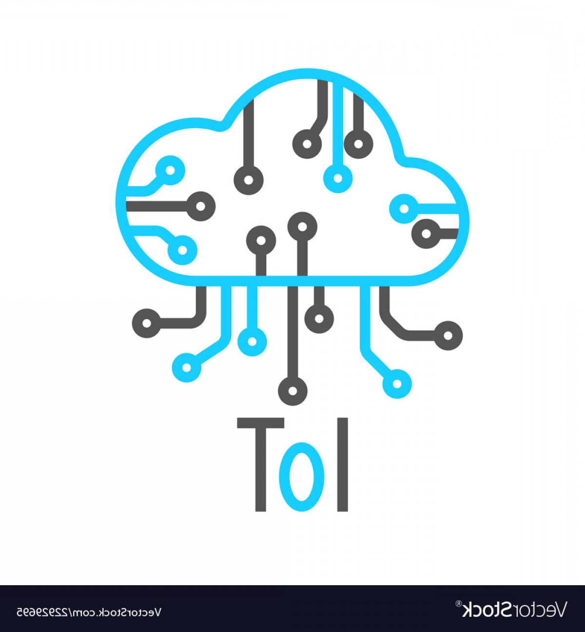 1200x1296 Cloud Iot Internet Of Things Icon Vector Soidergi