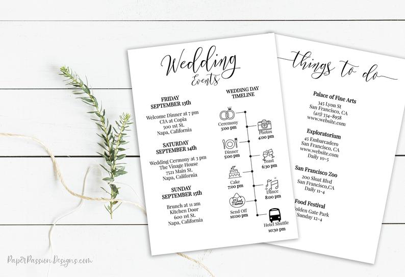 794x543 Wedding Event Icon Timeline Things To Do Schedule Etsy