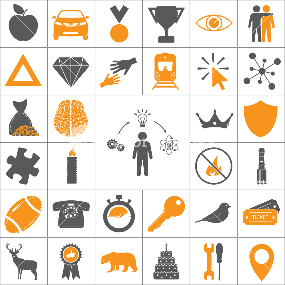 1000x1000 Creative Thinking Icon Royalty Free Stock Image