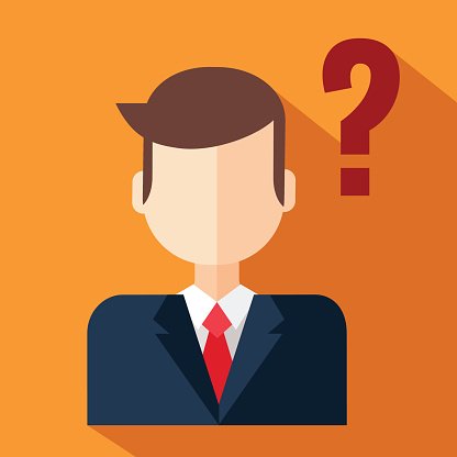 Thinking Man Flat Style Premium Clipart 416x416 Thinking Man Flat Style Premium Clipart