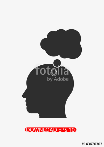 Thinking Man Icon, Vector Stock Image And Royalty Free Vector 354x500 Thinking Man Icon, Vector Stock Image And Royalty Free Vector