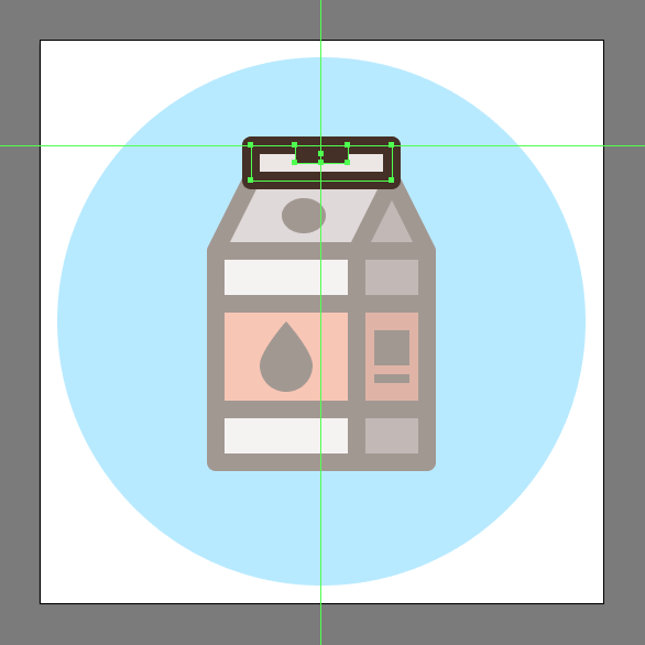 586x586 Feeling Thirsty Here's How To Create A Vector Milk Box Icon