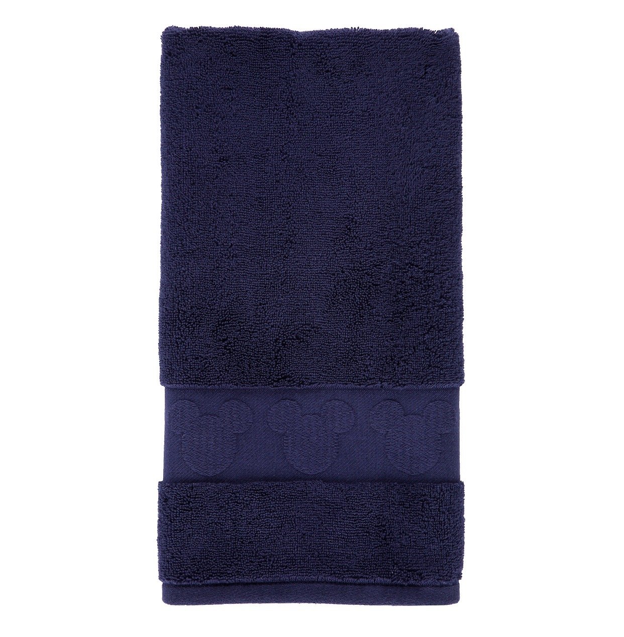 1242x1268 Disney Parks Mickey Icon Cotton Hand Towel Navy New With Tags I