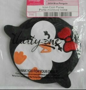 284x300 Thirty One Rare Icon Coin Purse In Retired Miss Penguin New