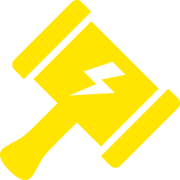 256x256 Free Yellow Thor Hammer Icon
